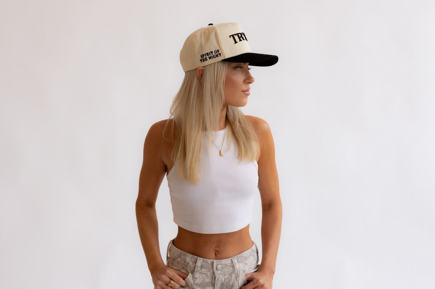 Trybe Hats SS26 campaign — premium lifestyle headwear, structured snapbacks and embroidered trucker caps
